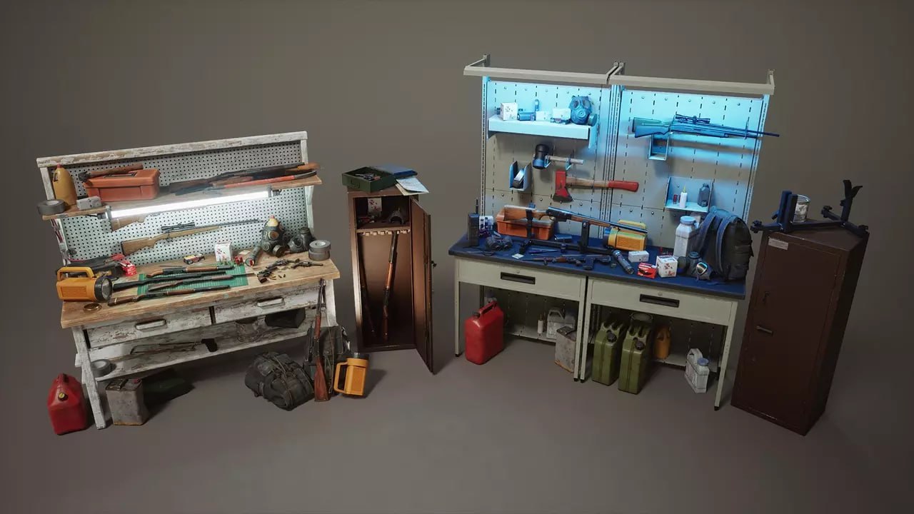 Safe House VOL.1 - Supplies and Guns (Nanite and Low Poly)📱 - изображение 4